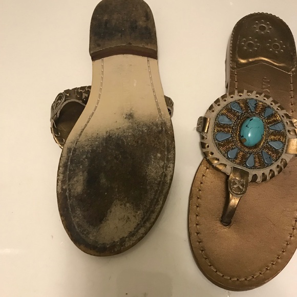 Jack Rogers thong slides - Picture 4 of 4